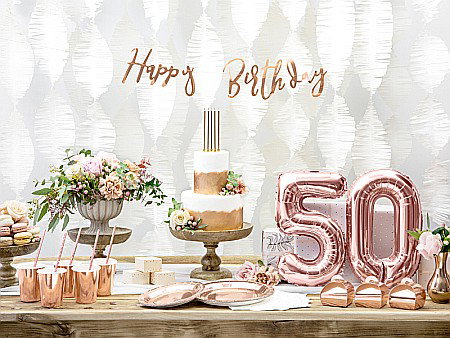 PD BALON FOLIE ALUMINIU Number "5", 35cm, rose gold FB10M-5-019R [2]