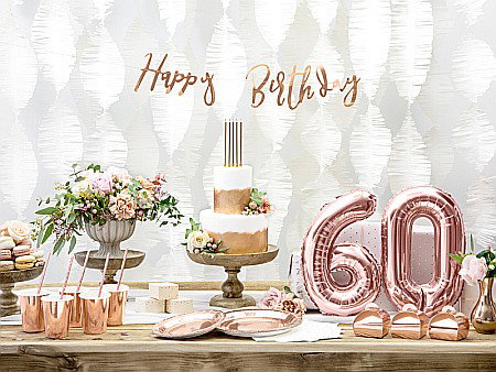 PD BALON FOLIE ALUMINIU Number "6", 35cm, rose gold FB10M-6-019R [5]