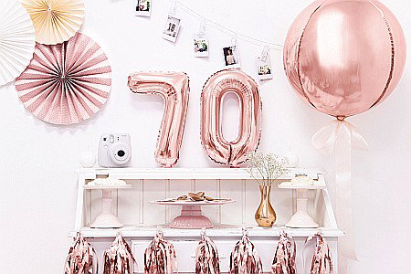 PD BALON FOLIE ALUMINIU Number "7", 35cm, rose gold FB10M-7-019R [1]