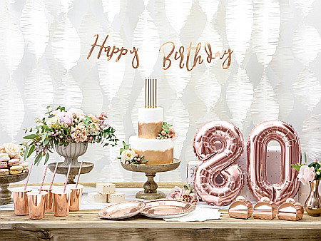 PD BALON FOLIE ALUMINIU Number "8", 35cm, rose gold FB10M-8-019R [3]