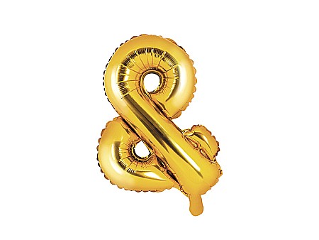 Baloane Folie Aluminiu - PD BALON FOLIE ALUMINIU &, 35cm, gold FB11M-019
