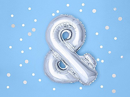PD BALON FOLIE ALUMINIU &, 35cm, silver FB11M-018 [1]
