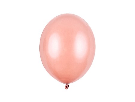 Baloane latex - PD BALOANE Strong Balloons 27cm, Metallic Rose Gold, 50/set SB12M-019R-50