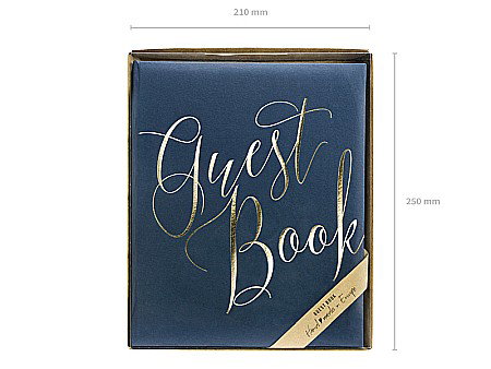 CARTE DE OASPETI 20*24.5CM 22F NAVY BLUE CU INSCRIPTIE AURIE KWAP58-074 [6]