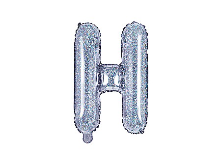 Baloane Folie Aluminiu - PD BALON FOLIE ALUMINIU Letter "H", 35cm, holographic FB2H-H-018