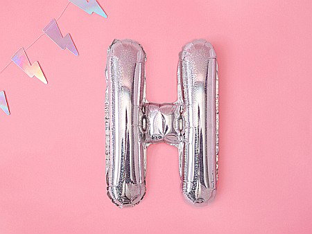 PD BALON FOLIE ALUMINIU Letter "H", 35cm, holographic FB2H-H-018 [1]
