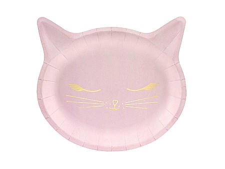 Farfurii/ Pahare/ Servetele/ Paie/ Tacamuri/ Fete masa - PD FARFURII CARTON Cat, 22x20cm 6/set TPP42