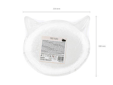 PD FARFURII CARTON Cat, 22x20cm 6/set TPP42 [6]
