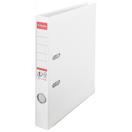 Bibliorafturi - BIBLIORAFT PLASTIFIAT ESSELTE 5CM ALB ES81190