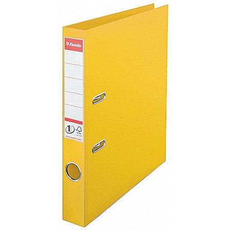 Bibliorafturi - BIBLIORAFT PLASTIFIAT ESSELTE 5CM GALBEN ES81191