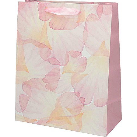 Sacose hartie si textil - EU SACOSA CADOU FLOWERS, 26x32x12 cm,  75185