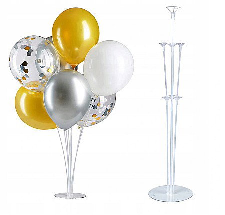 Baloane si accesorii - GOD SUPORT CU TIJE METALICE PENTRU 6 BALOANE SSB60-BS
