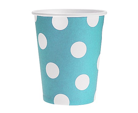 Color dots - GOD PAHARE CARTON Polka Dots, blue, 270ml, 6/set PF-KGBL