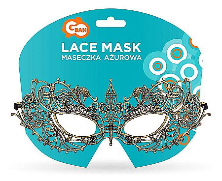 GOD MASCA PARTY GOLD MAGIC 20.5*7.5CM DANTELA MAZM-YH [2]