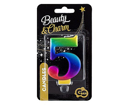 GOD LUMANARI TORT Number 5, galaxy, 8cm PF-SCG5 [1]