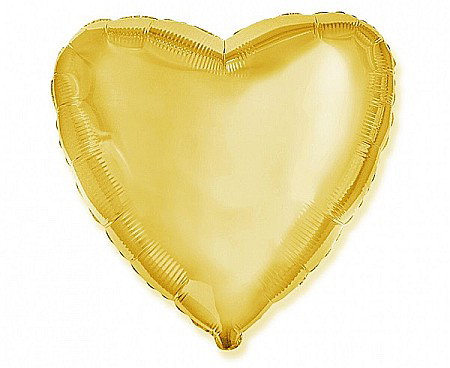 Baloane si accesorii - GOD BALON FOLIE ALUMINIU Heart, 23cm, gold 202500O