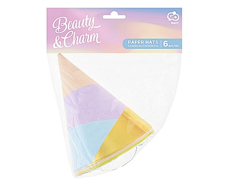 GOD COIF DIN CARTON Pastel Party, 16cm, 6/set PF-CPPP [1]