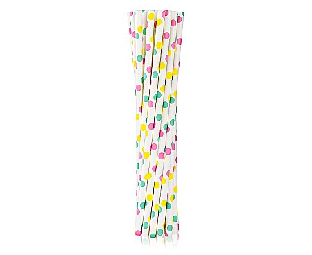 Color dots - GOD PAIE DIN HARTIE PENTRU BAUTURI colorful dots, 12/set SG-RPKG12