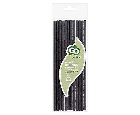 GOD PAIE DIN HARTIE PENTRU BAUTURI black, 19.7cm, 12/set RP-CZ12 [1]