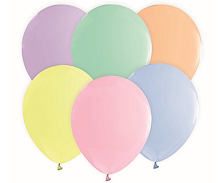 Baloane latex - GOD BALON LATEX BEAUTY&CHARM 30cm, macaron colours assorted 10/set CB-1KMX
