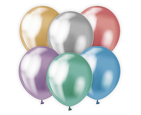 Baloane latex - GOD BALON LATEX BEAUTY&CHARM PLATINUM COLOURS 30CM 7/SET CB-7LMX