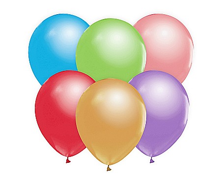 Baloane latex - GOD BALOANE LATEX Beauty&Charm 30cm ,metallic, colour assorted 10/set CB-1MMX