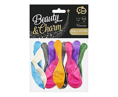 GOD BALOANE LATEX Beauty&Charm 30cm ,metallic, colour assorted 10/set CB-1MMX [1]