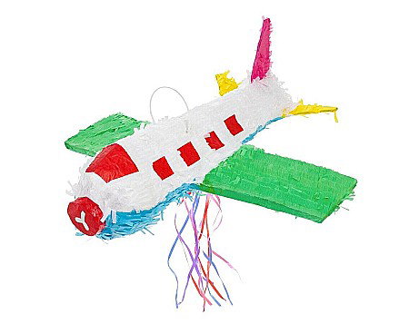 ARTICOLE PARTY - GOD PINATA PARTY AVION 46*44*11CM ALB WM-PSAM