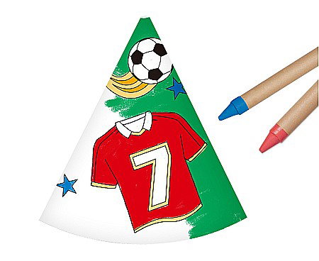Coifuri/ Suflatori - GOD COIF DIN CARTON DIY - Football, 6/set PF-CPSP