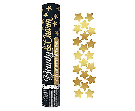 Confetti - GOD CONFETTI Cannon Gold Stars, 30cm KP-ZG30