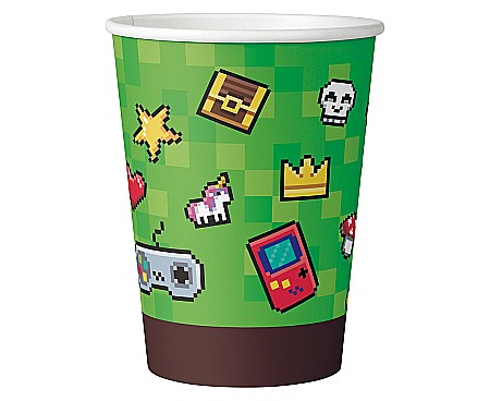 Farfurii/ Pahare/ Servetele/ Paie/ Tacamuri/ Fete masa - GOD PAHARE CARTON, Game On, 200ml, 6/set PF-KPGO