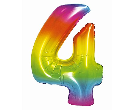 Baloane si accesorii - GOD BALON FOLIE ALUMINIU SMART 4 RAINBOW 76CM CH-STC4