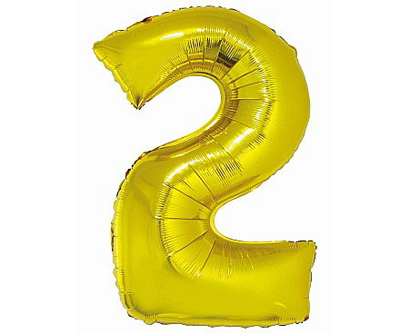 Baloane si accesorii - GOD BALON FOLIE ALUMNIU SMART 2 GOLD 76CM CH-SZL2