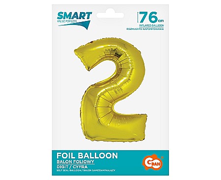 GOD BALON FOLIE ALUMNIU SMART 2 GOLD 76CM CH-SZL2 [1]