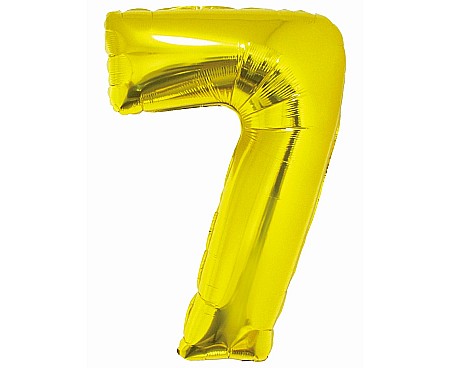 Baloane si accesorii - GOD BALON FOLIE ALUMNIU SMART 7 GOLD 76CM CH-SZL7