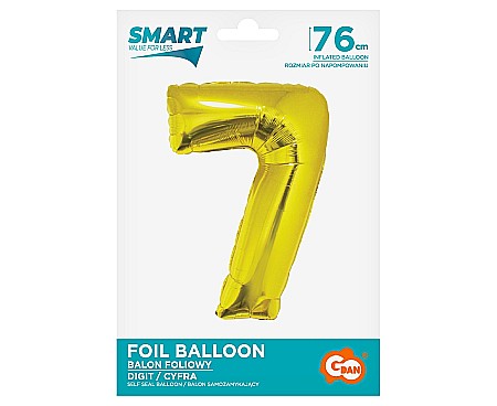 GOD BALON FOLIE ALUMNIU SMART 7 GOLD 76CM CH-SZL7 [1]