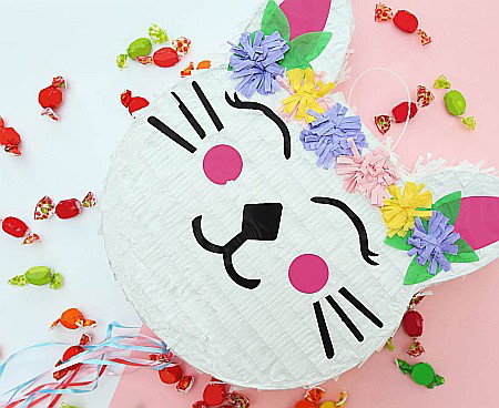 GOD PINATA PARTY CAT WITH FLOWERS 33*35*7.5CM WM-PKKW [3]