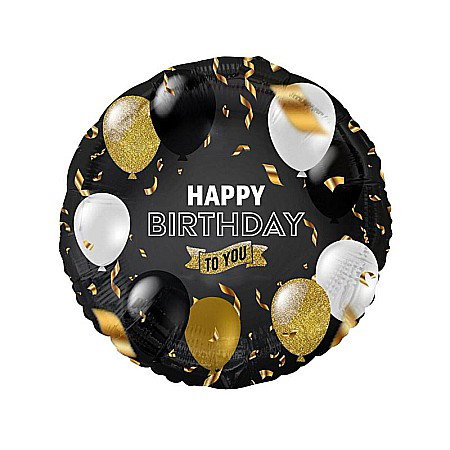 Baloane si accesorii - GOD BALON FOLIE ALUMINIU BEAUTY&CHARM HAPPY B.DAY TO YOU 45CM FG-OBEB