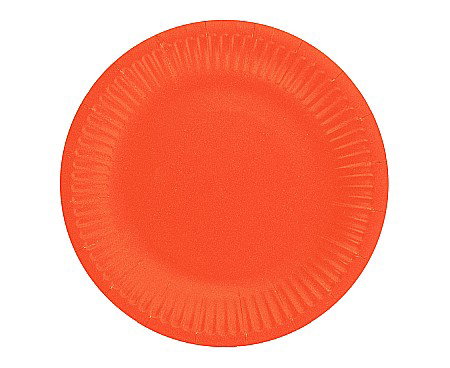 Farfurii/ Pahare/ Servetele/ Paie/ Tacamuri/ Fete masa - GOD FARFURII CARTON Solid colour, red, 18cm 6/set PW-TJC7