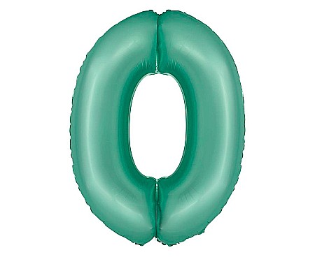 Baloane si accesorii - GOD BALON FOLIE ALUMINIU SMART 0 MAT MINT 76CM CH-SMT0