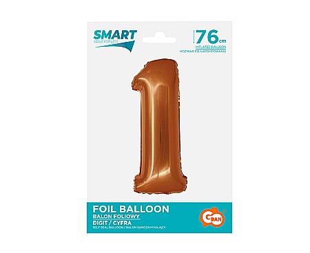GOD BALON FOLIE ALUMINIU SMART 1 CUPRU 76CM CH-SMD1 [1]
