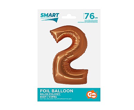 GOD BALON FOLIE ALUMINIU SMART 2 CUPRU 76CM CH-SMD2 [1]