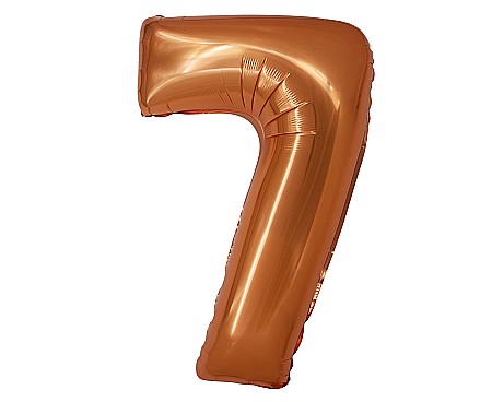 Baloane si accesorii - GOD BALON FOLIE ALUMINIU SMART 7 CUPRU 76CM CH-SMD7