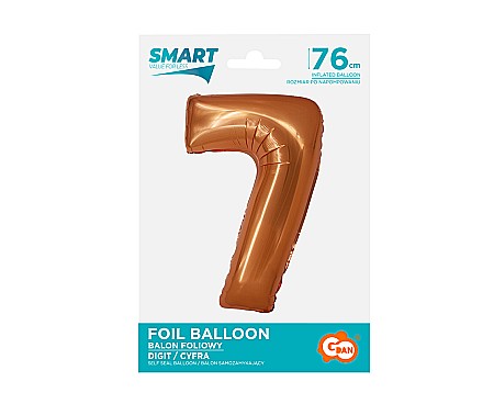 GOD BALON FOLIE ALUMINIU SMART 7 CUPRU 76CM CH-SMD7 [1]