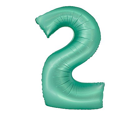 Baloane si accesorii - GOD BALON FOLIE ALUMINIU SMART 2 MAT MINT 76CM CH-SMT2