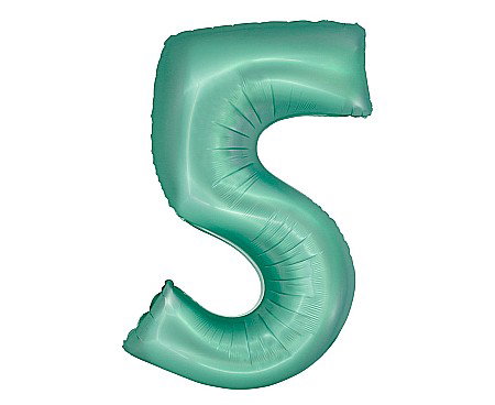 Baloane si accesorii - GOD BALON FOLIE ALUMINIU SMART 5 MAT MINT 76CM CH-SMT5