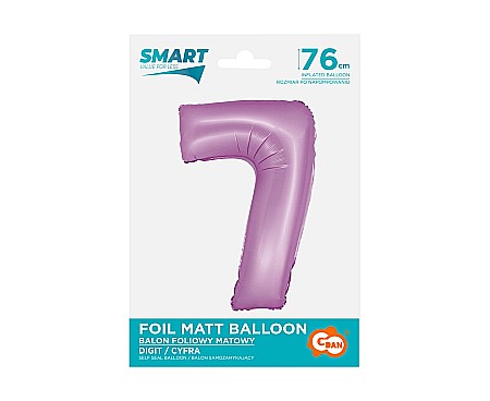 GOD BALON FOLIE ALUMINIU SMART 7 MAT LAVENDER 76CM CH-SLW7 [1]