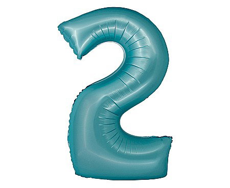 Baloane si accesorii - GOD BALON FOLIE ALUMINIU SMART 2 MAT LIGHT BLUE 76CM CH-SJN2