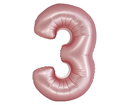 Baloane si accesorii - GOD BALON FOLIE ALUMINIU SMART 3 MAT LIGHT PINK 76CM CH-SJR3
