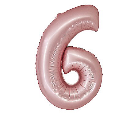 Baloane si accesorii - GOD BALON FOLIE ALUMINIU SMART 6 MAT LIGHT PINK 76CM CH-SJR6